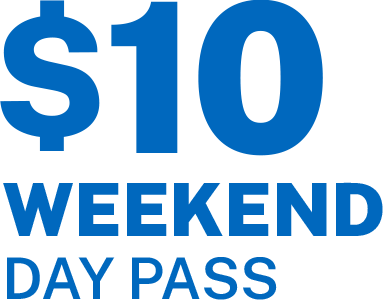 $10 Weekend Day Pass