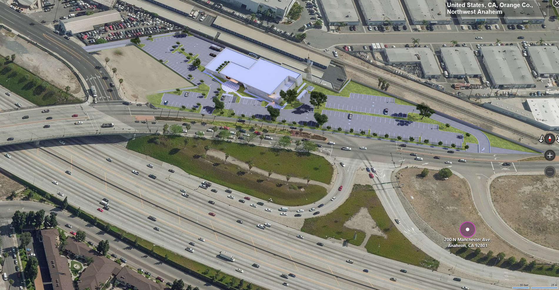 Transit Security and Operations Center Aerial