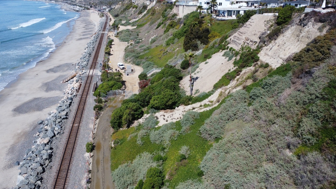 Northern View of Area 3 at El Portal Beach Access (West El Portal)