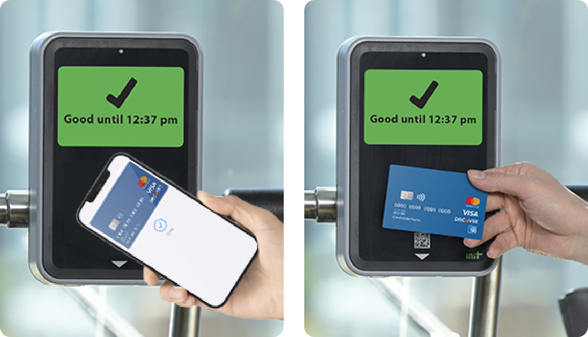 Riding with Contactless Payment